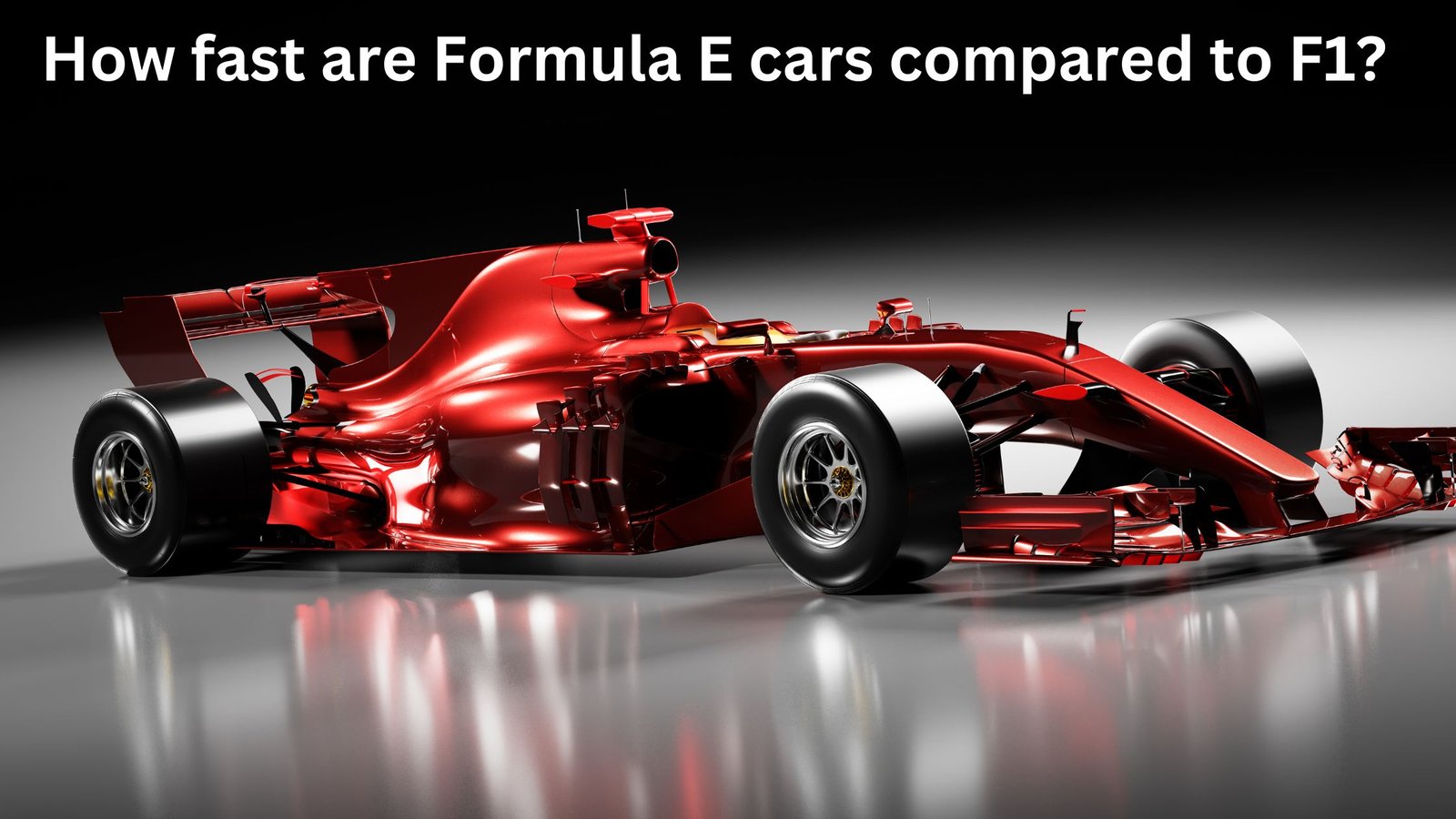 How fast are Formula E cars compared to F1 (1)