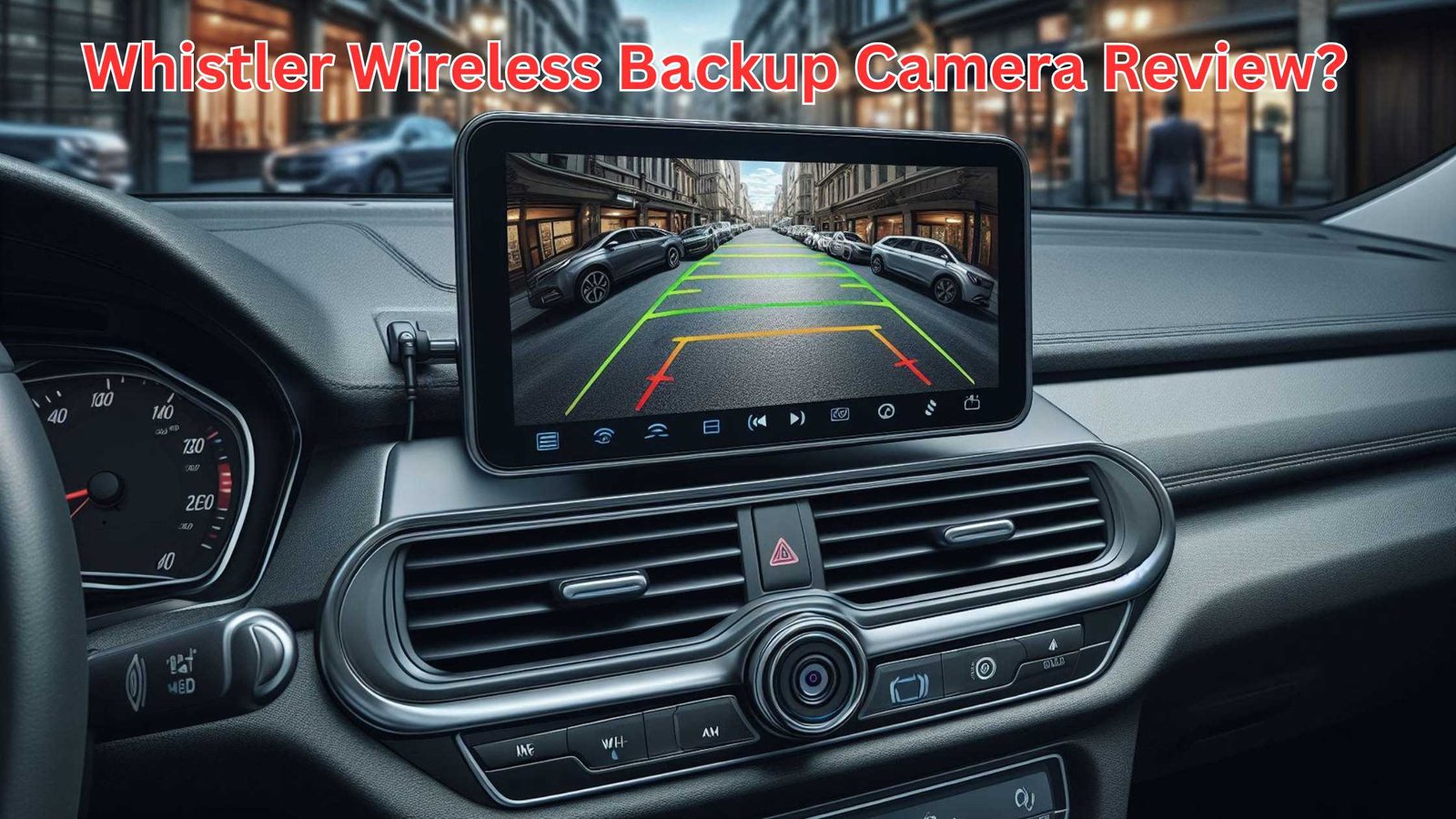 whistler wireless backup camera